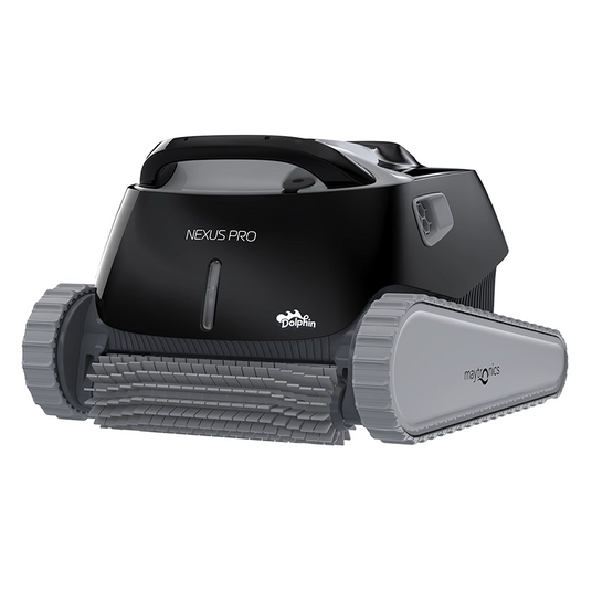 Robot piscina Dolphin Nexus Pro nero, vista di tre quarti