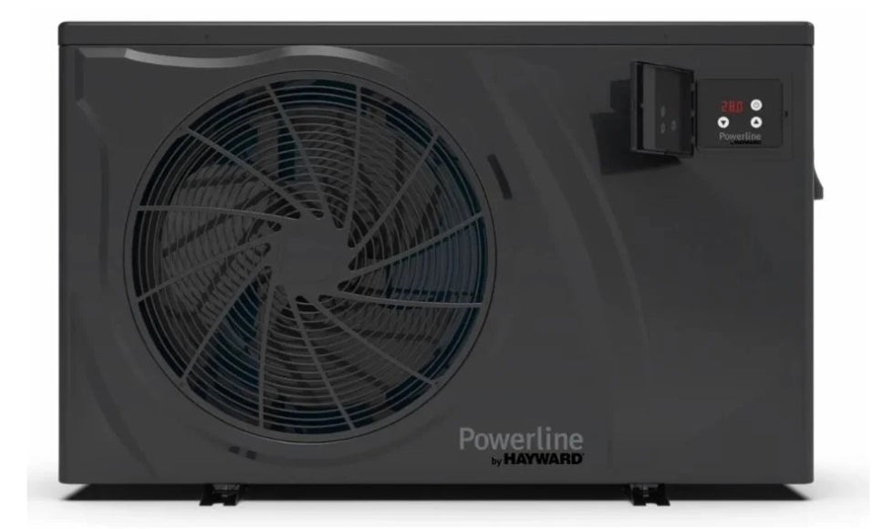 Hayward Powerline Pompa di Calore Full Inverter 6,72 Kw per Piscine Max 23 M³ - Controller - Refrigerante R32 - Copertura Inclusa