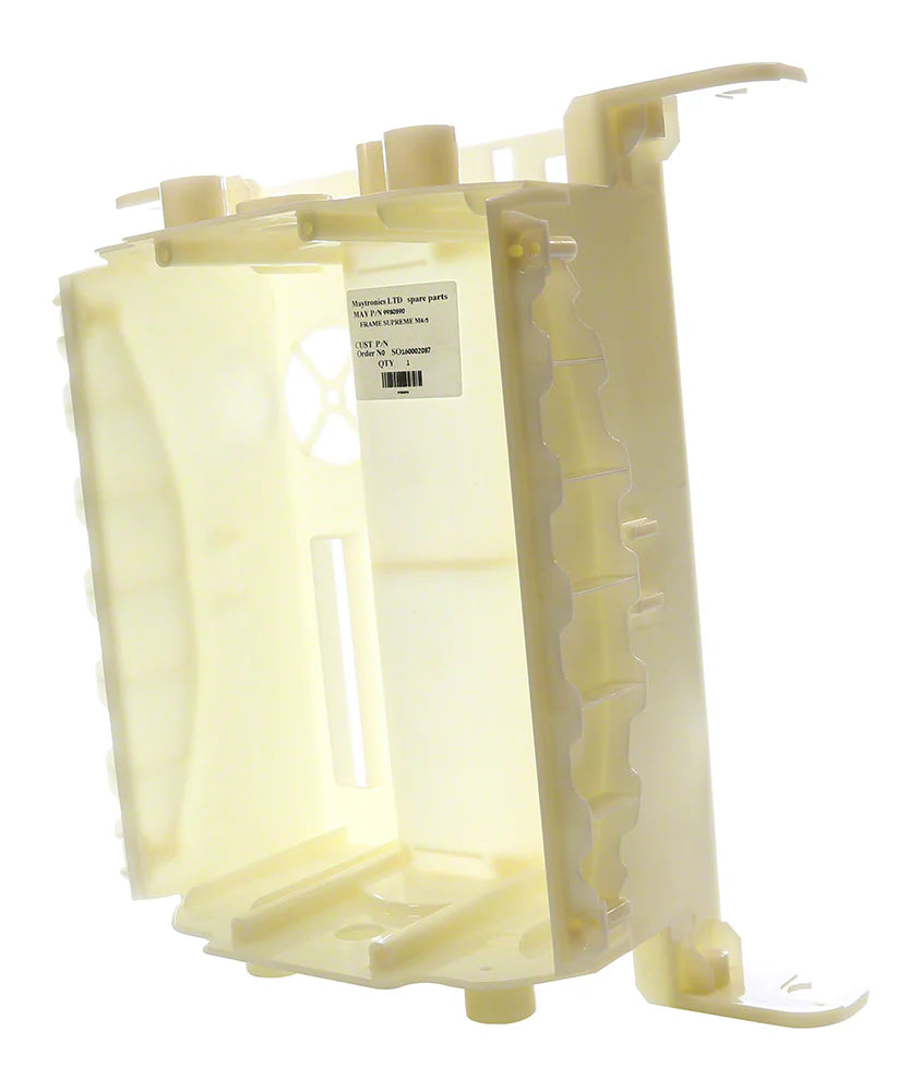 Telaio carenatura inferiore per robot piscina Maytronics Dolphin, modello compatibile specificato.