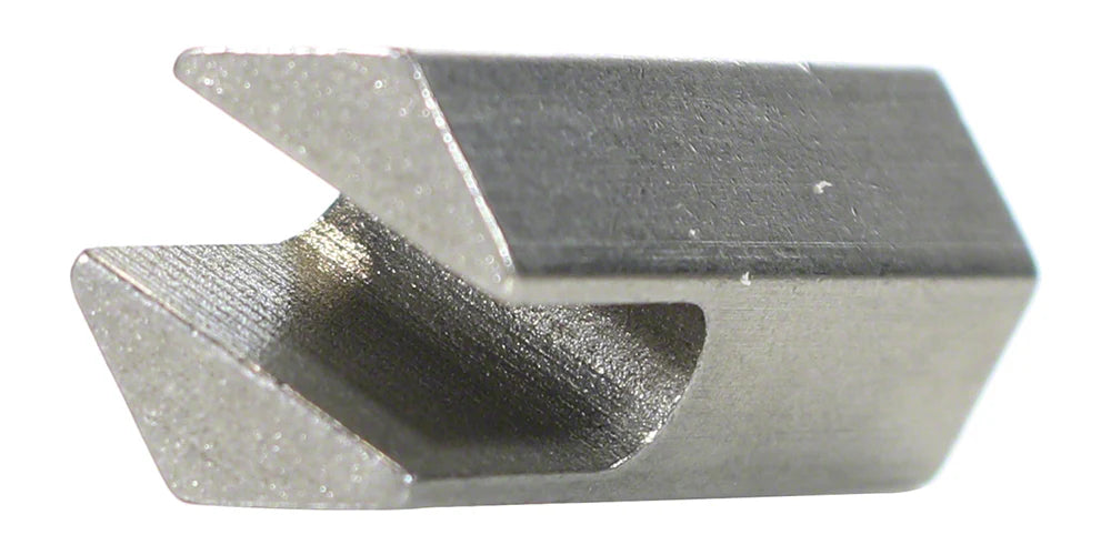 Adattatore metallico esagonale per puleggia albero motore, compatibile con robot piscina Maytronics.