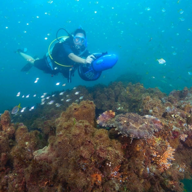 Acquascooter Seascooter Yamaha RDS250 a Batteria - Propulsore Subacqueo - Km/h 4 - Profondità Mt 30