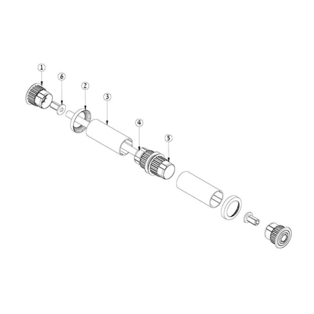 Rullo Corto Completo di Pulegge per Robot Pulitore Piscina Maytronics Dolphin Dynamic Pro X2