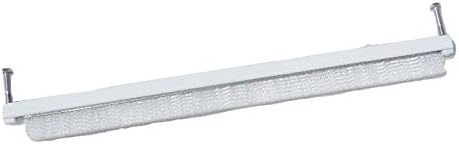 Spazzola di ricambio con viti per aspirafango Fairlocks piscina, vista laterale.