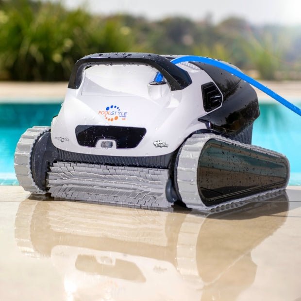 Dolphin Poolstyle 50i IoT Wi-Fi APP MyDolphin Plus Bluetooth Timer Digital - Robot Elettrico Pulitore per Piscina fino a 15 Mt - FONDO + PARETI + LINEA - MY2024