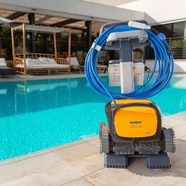 Dolphin PROX 90i IoT Wi-Fi APP MyDolphin Plus Bluetooth Timer Gyro Digital - Robot Elettrico Pulitore per Piscina fino a 20 Mt - MY2024
