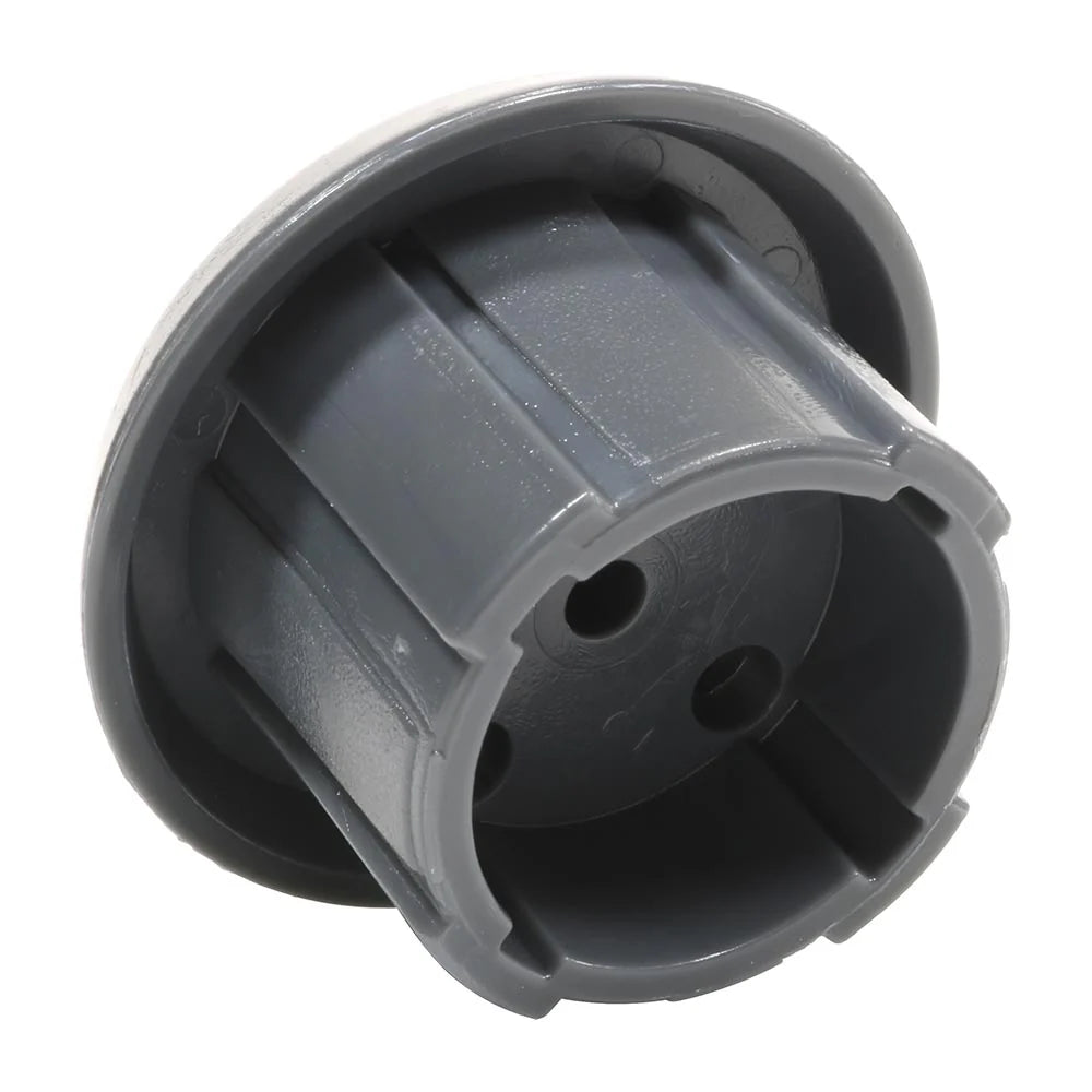 Adattatore grigio per spazzola anteriore robot piscina Maytronics Dolphin, visto di lato.