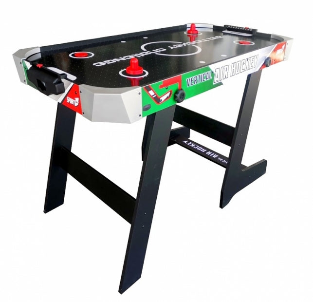 Tavolo Air Hockey Sport One Vertical Italy Salvaspazio con Ventola ed Accessori - Cm. 121 X 61 X 77 - SPECIAL EDITION