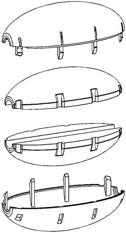 Boa cavo galleggiante per robot piscina Maytronics Dolphin, vista in tre sezioni.