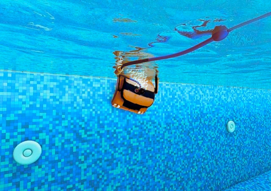 Dolphin PRO X1 Active Timer Gyro Digital con Radiocomando - Robot Elettrico Pulitore per Piscina fino a 20 Mt per Rivestimento in Ceramica Cemento Verniciato Vetroresina & PVC con Gradino Perimetrale - MY2024