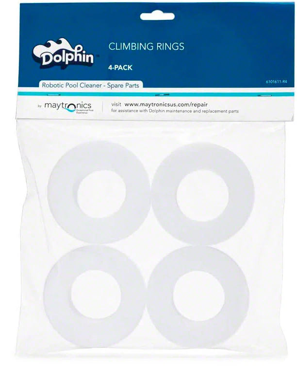 Quattro anelli Wonder Kanebo PVA per spazzole robot pulitore Maytronics Dolphin in confezione.