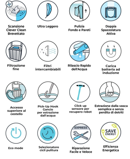 Dolphin Liberty 300 Eco Cordless - Robot Pulitore a Batteria al Litio per Piscina fino a 10 Mt - FONDO + PARETI - NOVITA' 2024