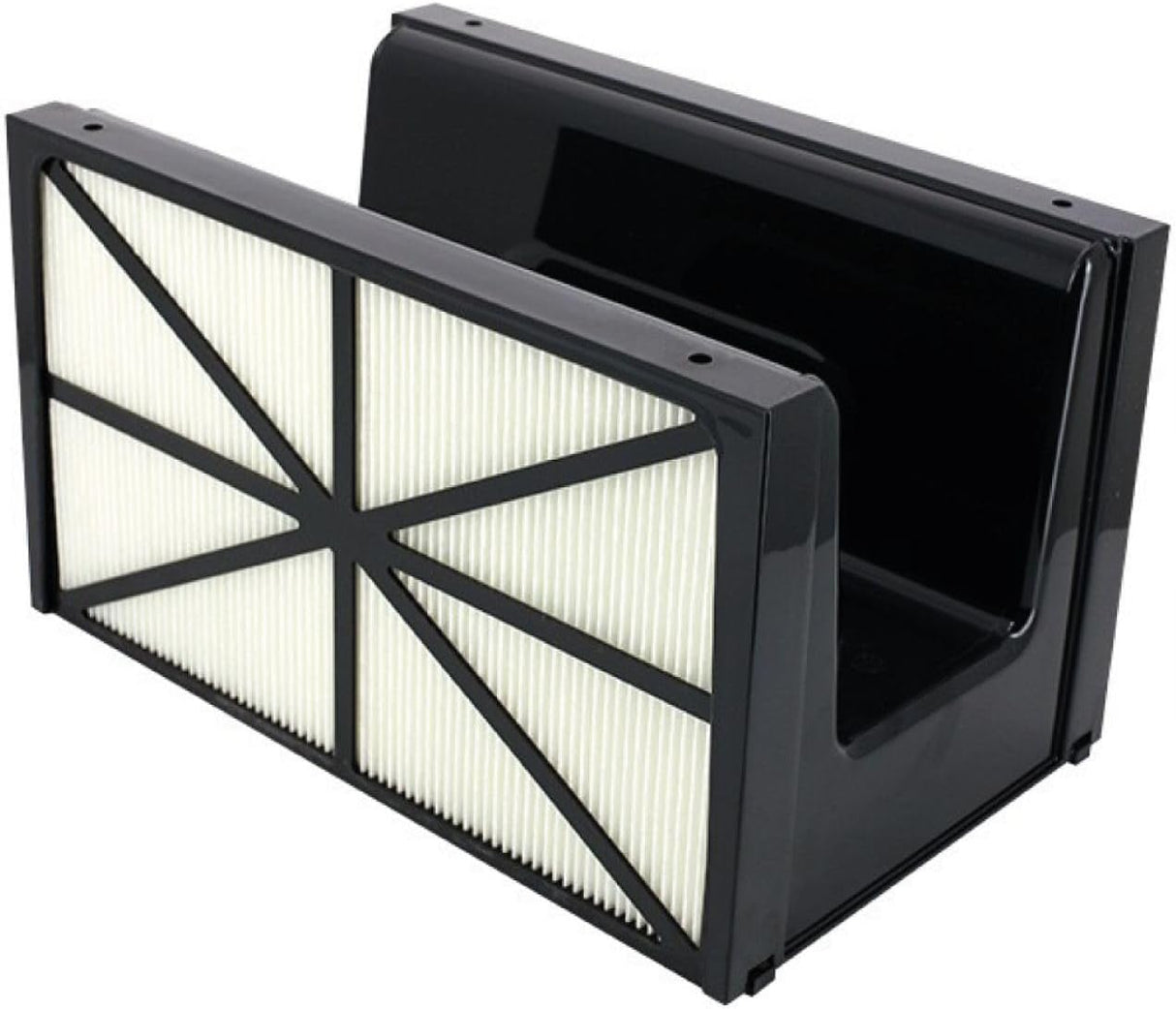 Valvola supporto filtrante con due cartucce a trama fine per robot piscina Hayward Tiger Shark.