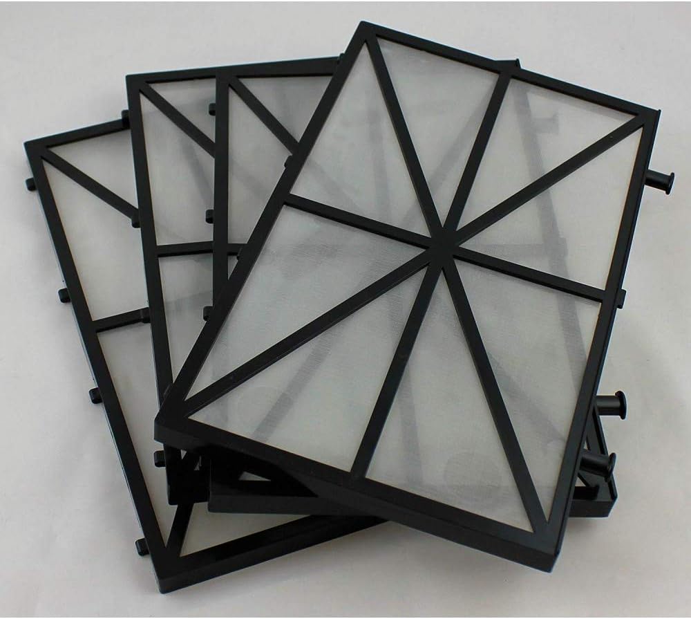 Quattro cartucce filtro a trama grossolana 100 micron per robot piscina vari modelli.