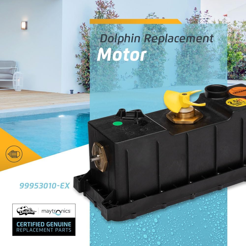 Box motore con centralina per robot piscina Dolphin Cosmos 20, X Force 20, Swash CL, Battista Deluxe.