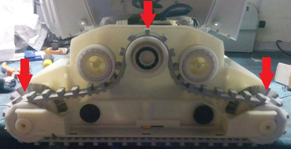 Puleggia Trazione Cingolata per Cingolo Nuova Versione (Dopo 2008) per Robot Pulitori Piscina Maytronics Dolphin