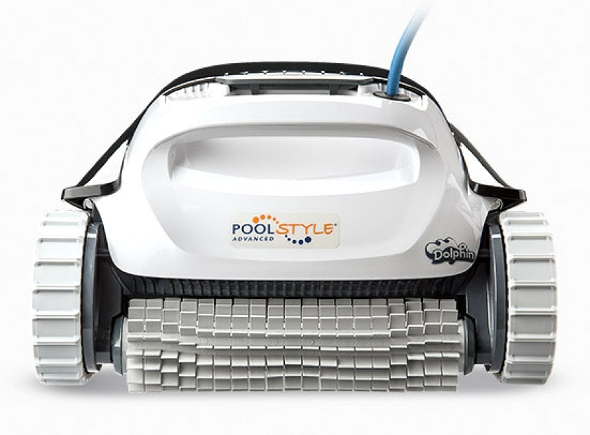 Dolphin PoolStyle AG Advance TIMER Digital - Robot Elettrico Pulitore per Piscina fino a 10 Mt - FONDO + PARETI + LINEA - MY2023