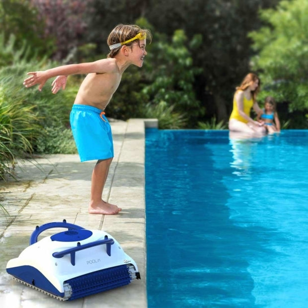 Dolphin Pool IN Digital - Robot Elettrico Pulitore per Piscina fino a 8 Mt - FONDO + 40 CM PARETI - MY2024