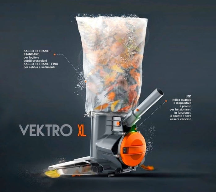 Kokido Vektro XL - Aspiratore a Batteria al Litio Ricaricabile per Pulizia Piscina - Idromassaggio & SPA Medio / Grandi