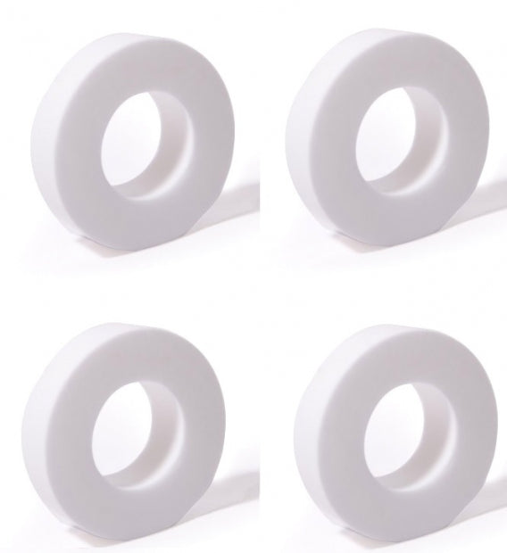 4 Anelli Wonder ad Alto Grip per Spazzole Combinate Robot Piscina Maytronics Dolphin