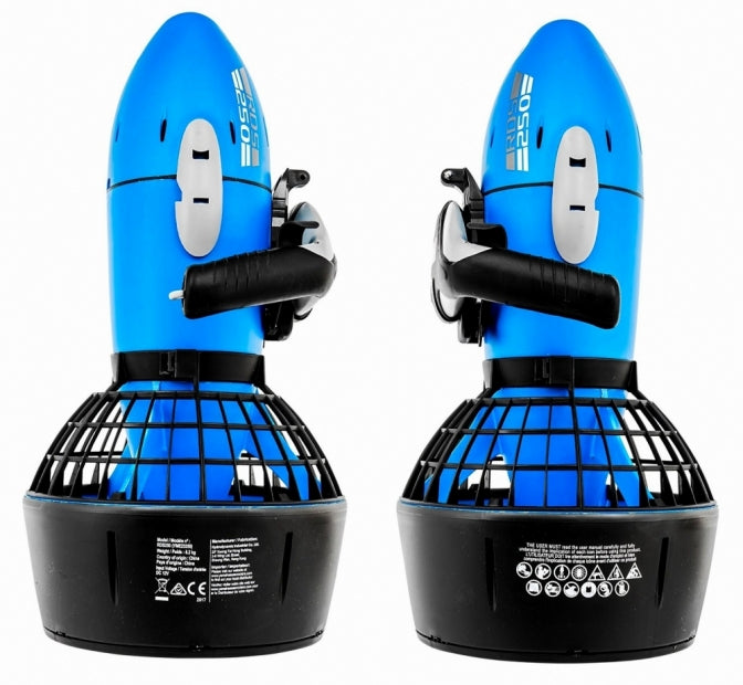 Acquascooter Seascooter Yamaha RDS250 a Batteria - Propulsore Subacqueo - Km/h 4 - Profondità Mt 30
