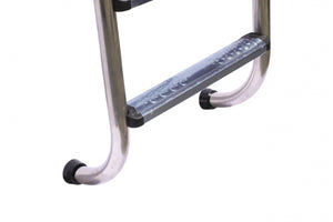 Scaletta di Risalita Modello Arco per Piscina Bordo Sfioro in Acciaio Inox AISI 304 - 3 Scalini 