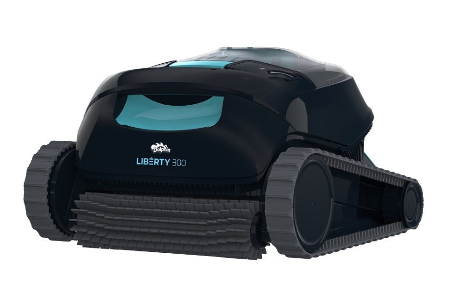 Dolphin Liberty 300 Eco Cordless - Robot Pulitore a Batteria al Litio per Piscina fino a 10 Mt - FONDO + PARETI - NOVITA' 2024