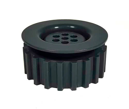 Ingranaggio spazzola posteriore per robot piscina Maytronics Dolphin, colore nero.