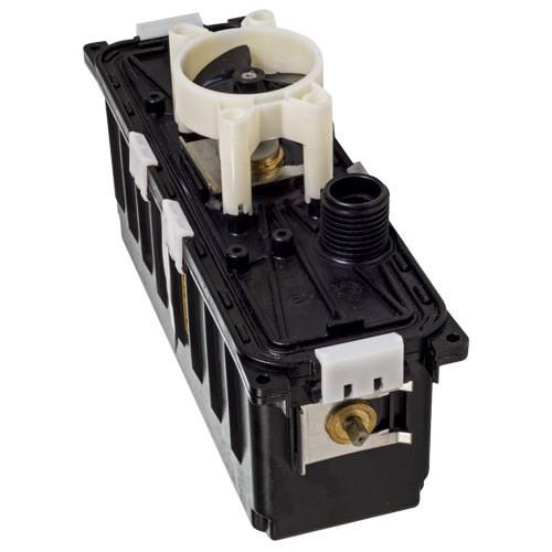 Box motore con centralina per robot piscina Maytronics, modello compatibile con vari dispositivi.