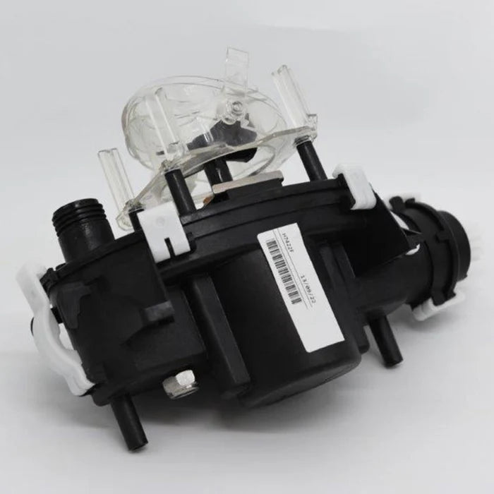 Box motore con centralina per robot piscina Maytronics Dolphin, vista laterale.