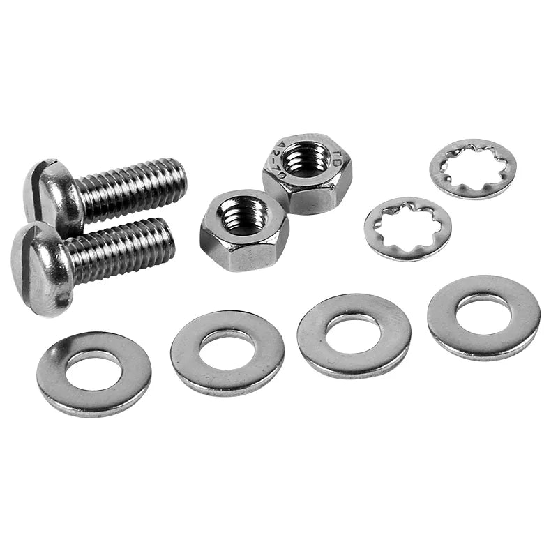 Viti, dadi e rondelle di ricambio per aspirafango Fairlocks piscina, Pack B.