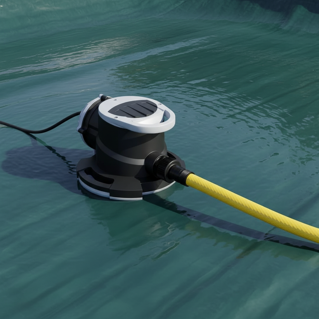 ElettroPompa Automatica Sommergibile Glong Cover 2 in 1 Svuota Telo Copertura Invernale per Piscina da Acqua Piovana - Anti Ribaltamento