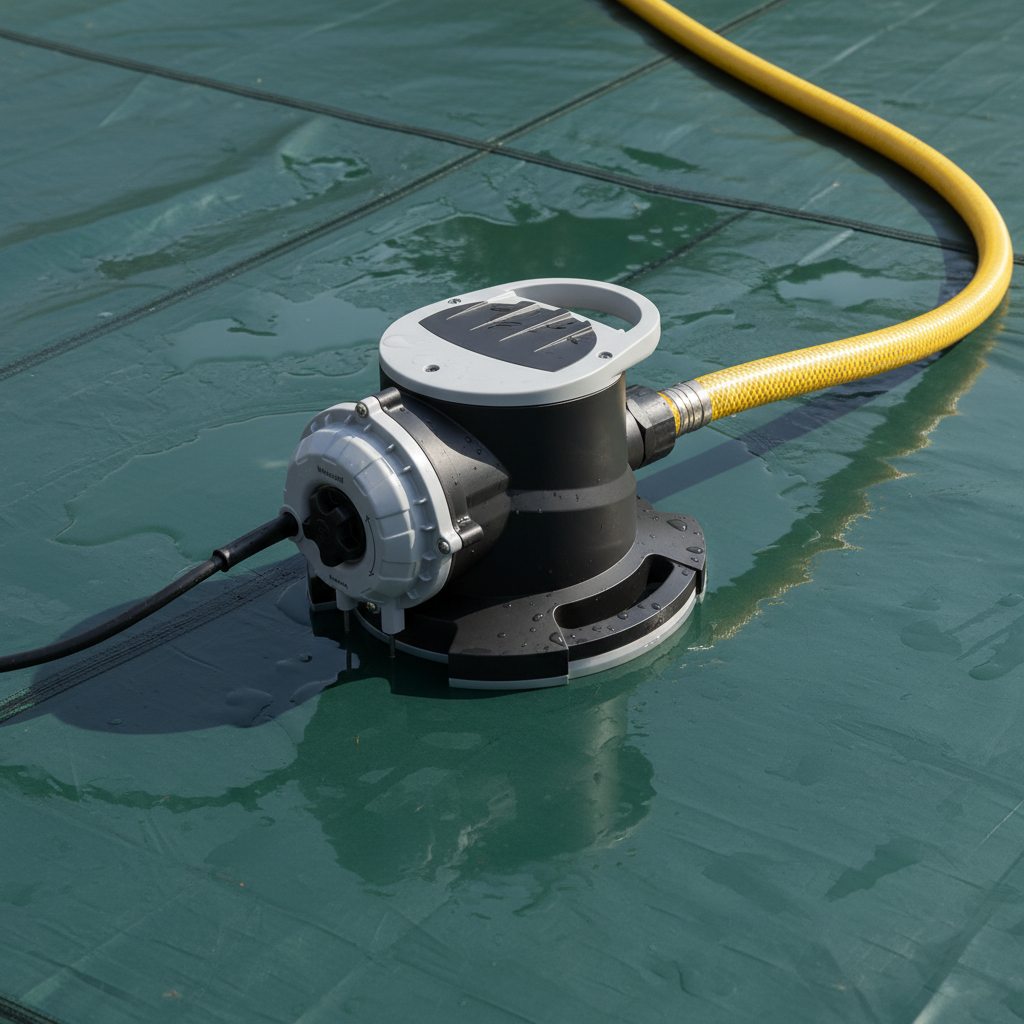 ElettroPompa Automatica Sommergibile Glong Cover 2 in 1 Svuota Telo Copertura Invernale per Piscina da Acqua Piovana - Anti Ribaltamento