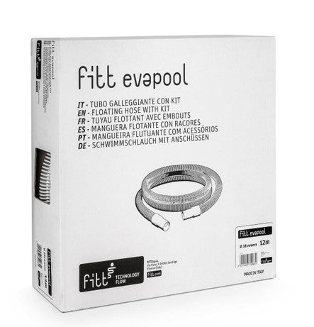 Scatola del tubo galleggiante piscina con terminali girevoli, lunghezza variabile, diametro 38 mm.