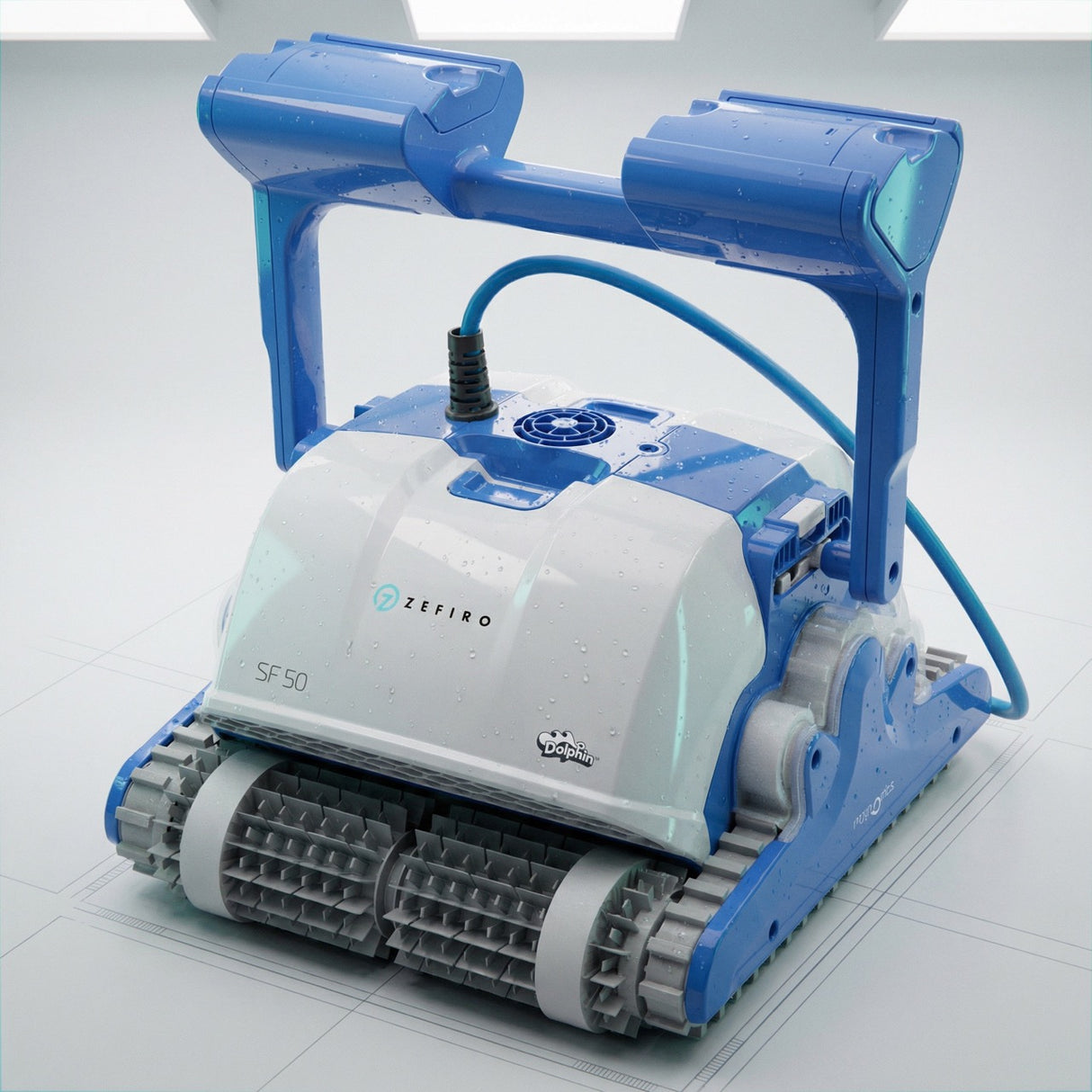 Dolphin ZEFIRO SF50 Gyro Digital - Robot Elettrico Pulitore per Piscina fino a 15 Mt - TOP GAMMA - MY2026