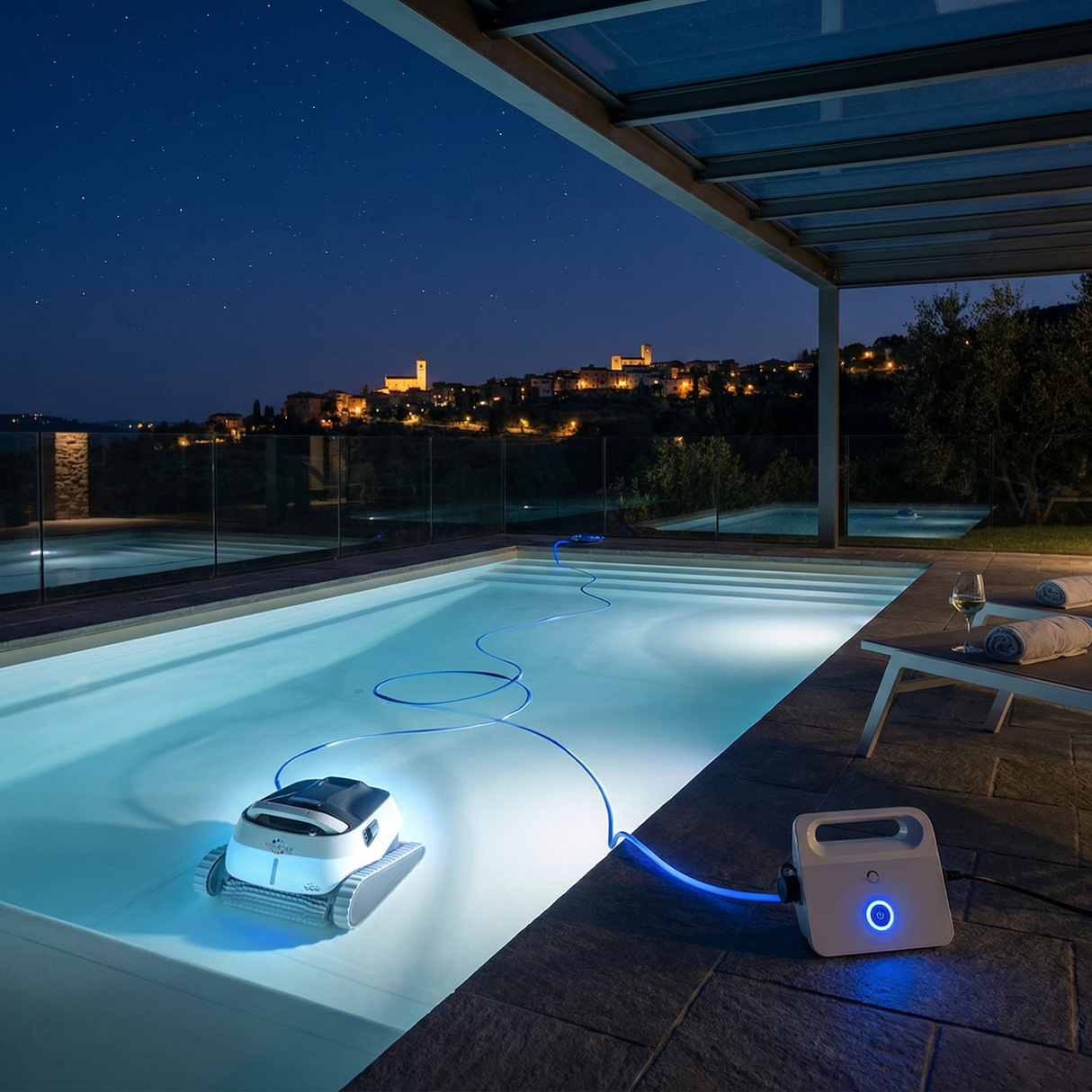 Dolphin Poolstyle 35 Digital Robot Pulitore Elettrico Piscina fino a 12 Mt - FONDO + PARETI + LINEA - MY2026