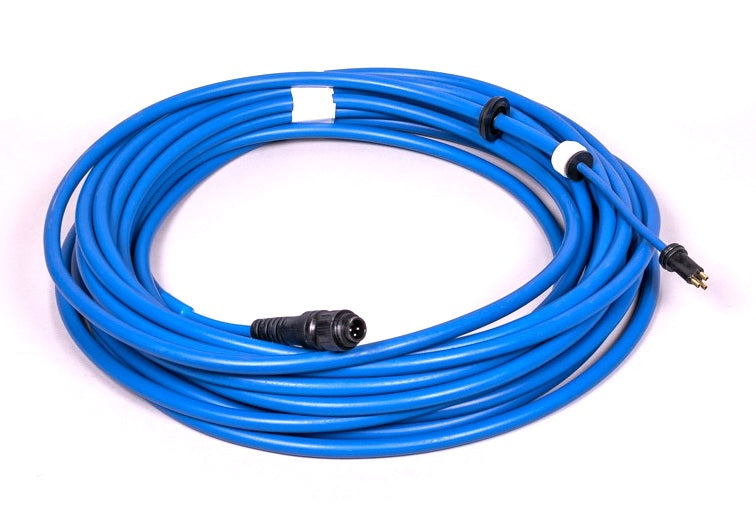 Cavo galleggiante blu 18m con connettori 3 pin per robot piscina Maytronics Dolphin vari modelli.