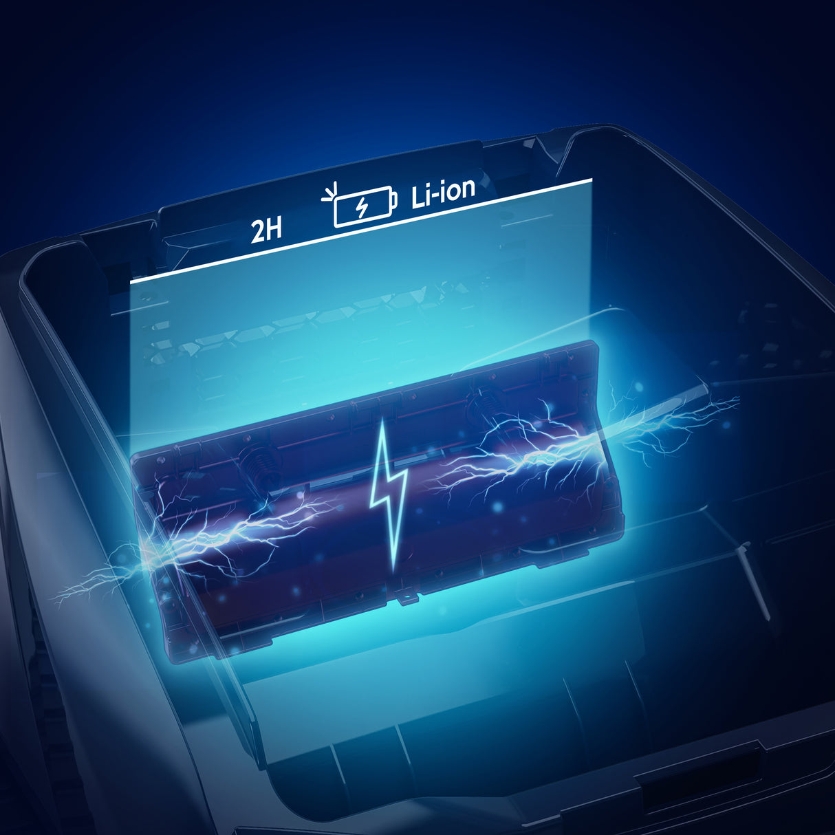 Batteria Li-ion del robot piscina Zodiac Freedom OF 42 iQ Gyro, durata 2 ore.