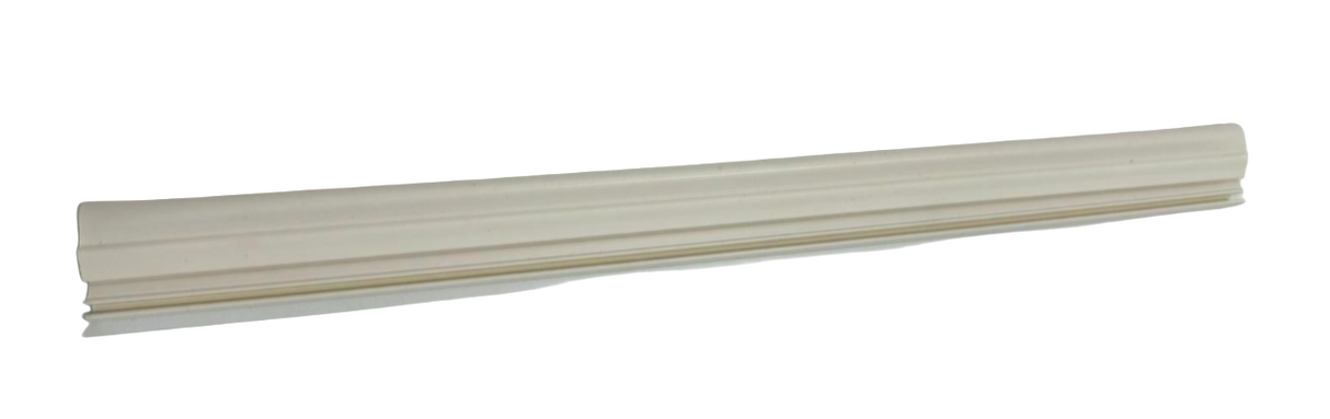 Guarnizione orizzontale in gomma bianca per aspirafango Fairlocks, vista laterale.