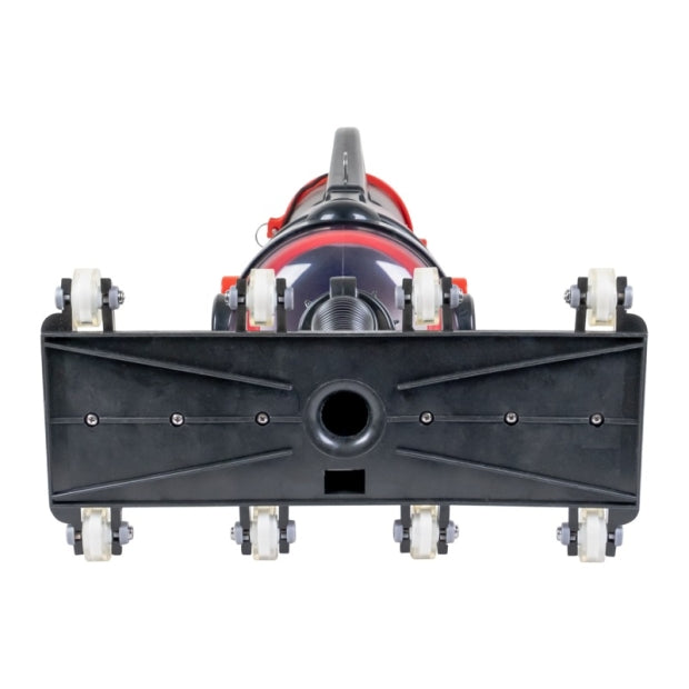 Aspiratore piscina WaterTech Pool Blaster Precision 2.0 con testina a rulli, vista frontale.