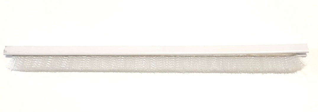 Spazzola bianca di ricambio per aspirafango Fairlocks, vista laterale.