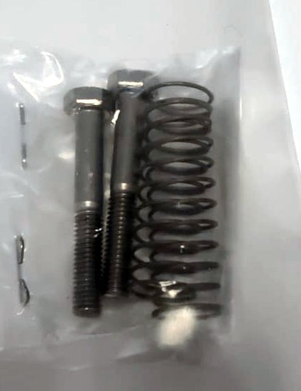 Viti e molla per spazzola di ricambio, Aspirafango Fairlocks, confezione trasparente.