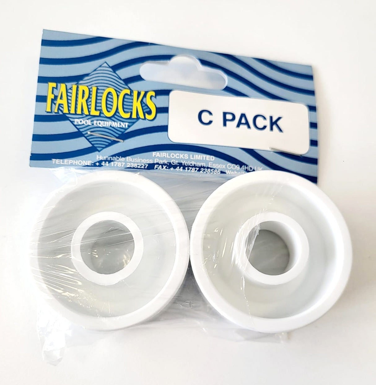 Set di 2 ruote grandi di ricambio per aspirafango Fairlocks, confezione C.