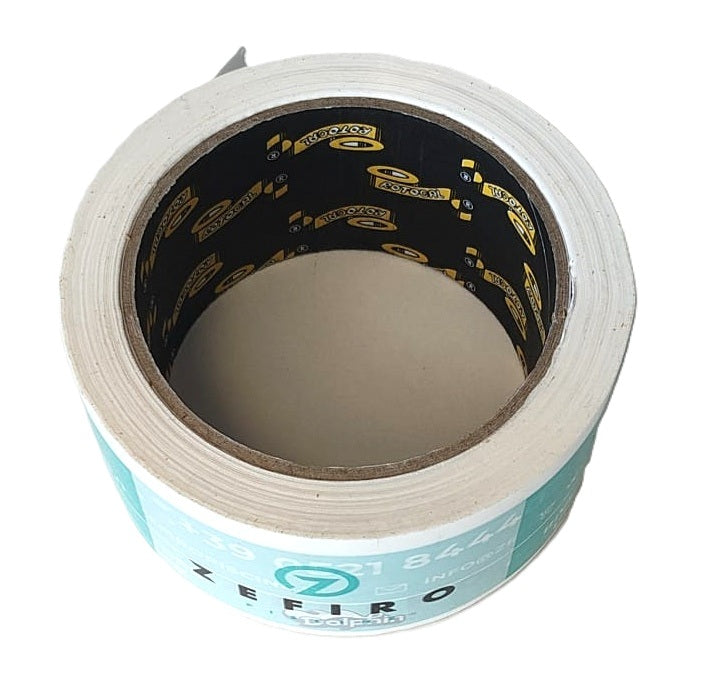 Zefiro Nastro Adesivo Pacchi Scotch 50 mm x 66 mt - Nastro Pacchi Imballaggio per Chiusura Scatole e Imballi Leggeri - Compatibile con Dispenser Manuali e Macchine - Sigillatura Sicura e Resistente