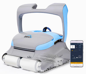 Dolphin Zenit 20i IoT Wi-Fi Bluetooth Smart Active Timer Gyro Digital - Robot Elettrico Pulitore per Piscina fino a 15 Mt per Rivestimento in Ceramica Cemento Verniciato Vetroresina & PVC con Gradino Perimetrale - APP MyDolphin Plus - TOP GAMMA - MY2026