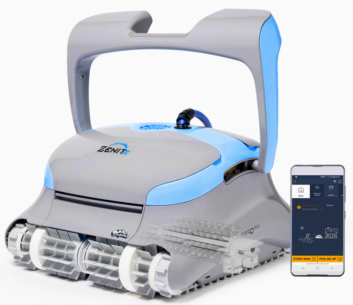 Dolphin Zenit 20i IoT Wi-Fi Bluetooth Smart Active Timer Gyro Digital - Robot Elettrico Pulitore per Piscina fino a 15 Mt - APP MyDolphin Plus - TOP GAMMA - MY2026