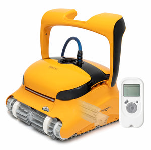 Robot piscina Dolphin PRO X1 con radiocomando, adatto per piscine fino a 20 metri.