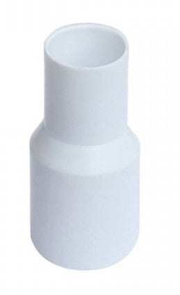 Adattatore bianco per canna galleggiante 38/50, compatibile con aspirafango Fairlocks piscina.