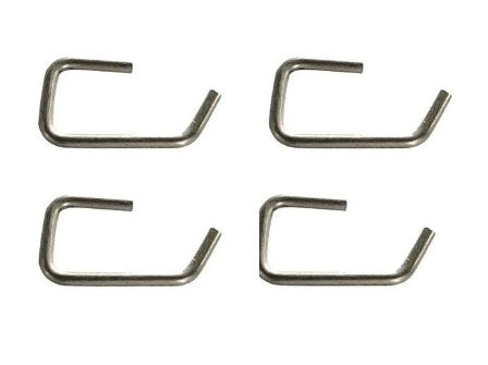 4 clip in acciaio per ricambio aspirafango Fairlocks piscina, parte del pack A.