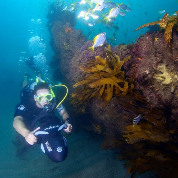 Acquascooter Seascooter Yamaha RDS280 a Batteria - Propulsore Subacqueo - Km/h 4,5 - Profondità Mt 30