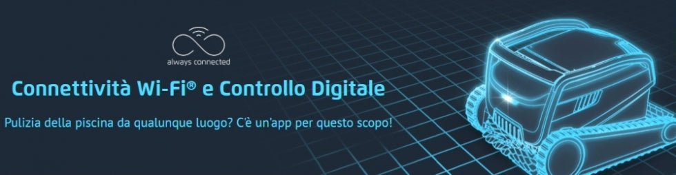 Dolphin SX 40i IOT Wi-Fi APP MyDolphin Plus Bluetooth Timer Digital - Robot Elettrico Pulitore per Piscina fino a 12 Mt - FONDO + PARETI + LINEA - MY2024